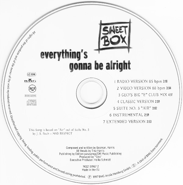 Everything s alright. Sweetbox - everything's gonna be Alright. Everything gonna be Alright. Обложка альбома Sweetbox - everything's gonna be Alright. Sweetbox группа.