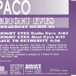 2. Paco Bright Eyes (Breakbeat Remix ’95)