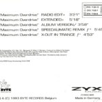 2. 2 Unlimited – Maximum Overdrive, CD, Single