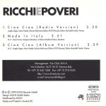 2. Ricchi E Poveri ‎– Ciao Ciao, CD, Single