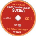 5. Jaroslav Hašek Čte Rudolf Hrušínský – Osudy Dobrého Vojáka Švejka (CD 15 & 16), 2 x CD, Audiobook