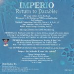 2. Imperio ‎– Return To Paradise, CD, Album, 8596985415424