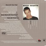 2. Ricky Martin ‎– She’s All I Ever Had, CD, Single