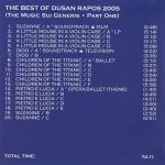 7. Dusan Rapos ‎– The Best Of Dusan Rapos 2005 (The Music Sui Generis)