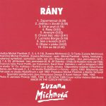 2. Zuzana Michnová ‎– Rány, CD, Album, Reissue