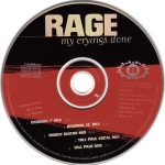 3. Rage ‎– My Crying’s Done, CD, Single