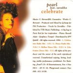 2. Pearl Feat. Zaradika ‎– Celebrate, CD, Single