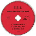 3. B.B.E. ‎– Seven Days And One Week, CD, Single