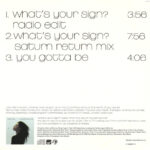 2. Des’ree – What’s Your Sign, CD, Single