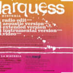 2. Marquess – La Histeria, CD, Single