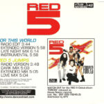 2. Red 5 – For This World Red 5 Jumps, CD, Single