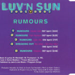 2. Luv’n Sun Feat. Yassi – Rumours, CD, Single