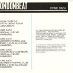 2. Londonbeat – Come Back, CD, Single