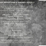 2. Sarah Brightman & Andrea Bocelli – Time To Say Goodbye (Con Te Partirò)