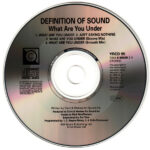 3. Definition Of Sound – What Are You Under, CD, Single