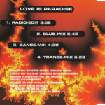 2. First Base – Love Is Paradise, CD, Single