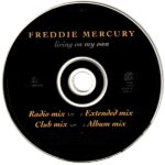 3. Freddie Mercury – Living On My Own, CD, Single