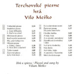 2. Vilo Meško – Terchovské Piesne, CD, Album